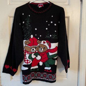Vintage Holiday Ugly Christmas Sweater M
